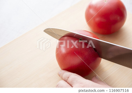 將番茄切成星形 116907516