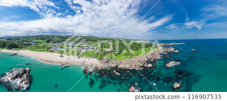 空拍「青森縣」種差海岸,在高岩展望台附近用無人機拍攝 空拍「青森縣」種差海岸,在高岩展望台附近用無人機拍攝 116907535