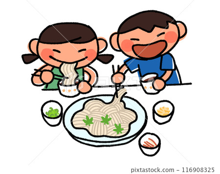 孩子吃麵條 孩子吃麵條 116908325