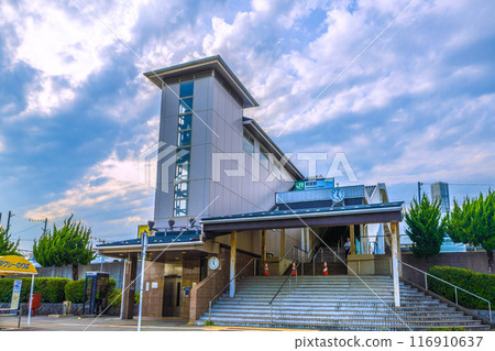 日本小田原市景觀，七月。 JR東海道本線鴨宮站南口等景觀=7月22日 116910637