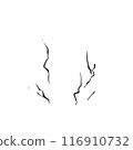 Hand-drawn anime-style lightning 116910732