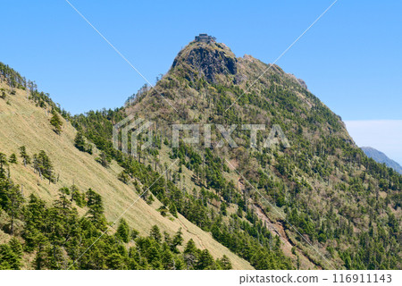 從西北側看到的愛媛郡石錘山 116911143