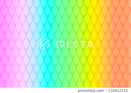 Abstract rainbow Fish scales background 116912532