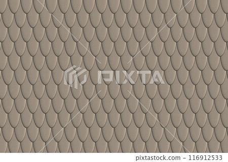 Abstract neutral background with fish scales ornament 116912533