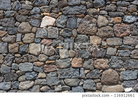 Close-Up of Rough Stone Wall 116912661