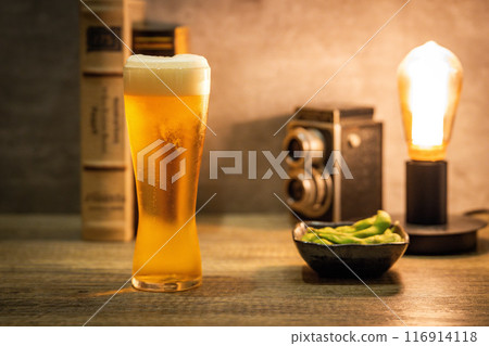 [飲料]啤酒和毛豆 116914118