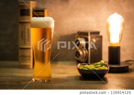 [飲料]啤酒和毛豆 116914120