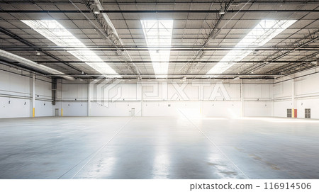 Empty Warehouse Interior 116914506