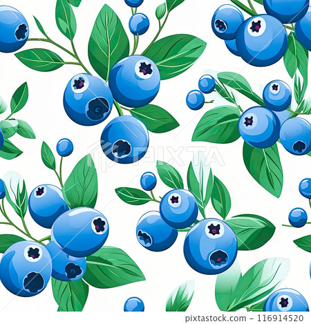 Blueberry pattern banner wallpaper simple background 116914520