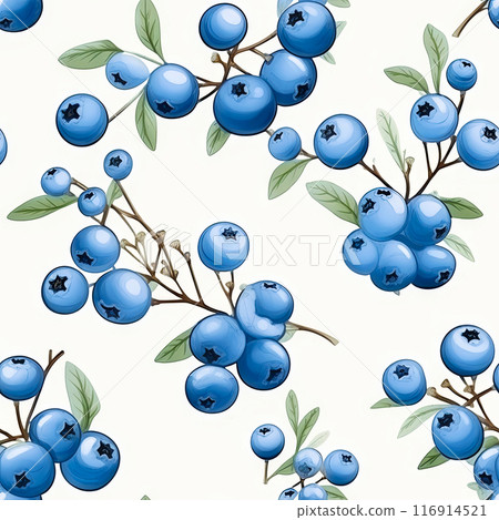 Blueberry pattern banner wallpaper simple background 116914521