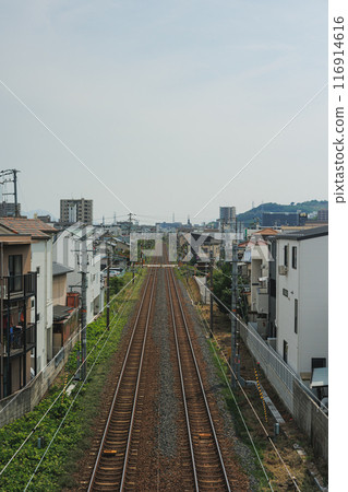 Scenery seen from the overpass Scenery seen from the overpass 116914616