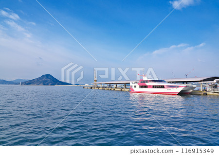 [廣島港渡輪碼頭] 廣島縣廣島市南區宇品海岸 116915349