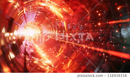 In a display of strength the W boson pushed through a barrier with its high energy leaving the Z boson trailing behind 116916316