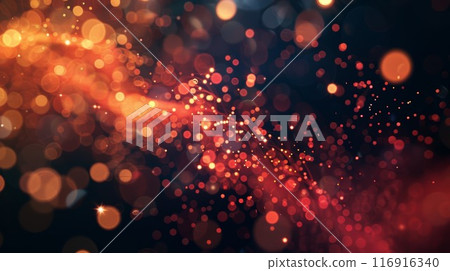 A sense of balance and harmony is achieved as the particles finally find a rhythm in their interactions 116916340