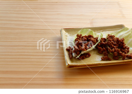 生捲心菜和肉味噌 116916967
