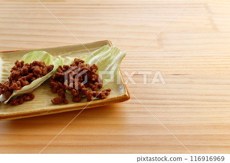 生捲心菜和肉味噌 生捲心菜和肉味噌 116916969