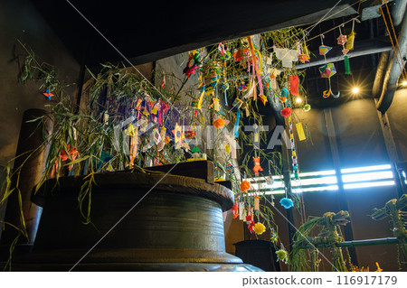 Tanabata decorations and lights Tanabata decorations and lights 116917179