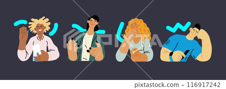 Creative Workspace: Video Conference, modern flat vector concept illustration of person engaging in virtual business meeting Connectivity, collaboration, digital interaction, remote work, productivity Creative Workspace: Video Conference, modern flat vector concept illustration of person engaging in virtual business meeting Connectivity, collaboration, digital interaction, remote work, productivity 116917242