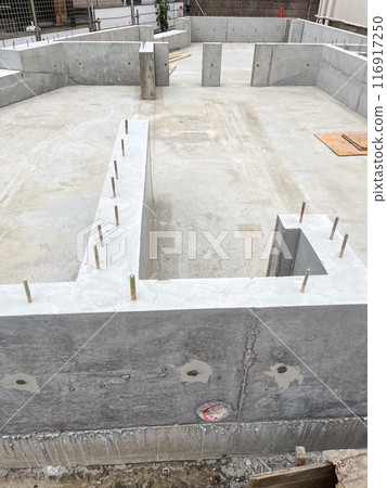 Image of a housing foundation construction site 116917250