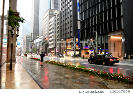 東京京橋遭遇突如其來的雷暴攻擊 東京京橋遭遇突如其來的雷暴攻擊 116917609