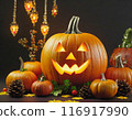 Halloween pumpkin (AI generated image) 116917990