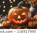 Halloween pumpkin (AI generated image) 116917995