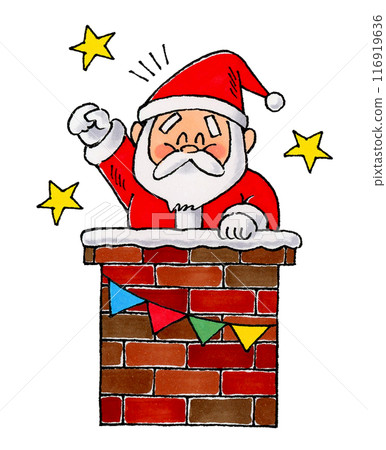 聖誕老人和煙囪 116919636