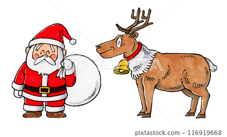 聖誕老人和馴鹿 聖誕老人和馴鹿 116919668
