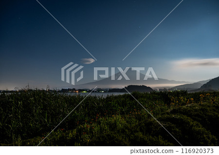 Mt. Fuji before dawn Mt. Fuji before dawn 116920373