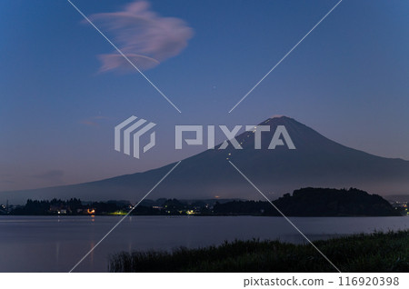 Mt. Fuji before dawn 116920398