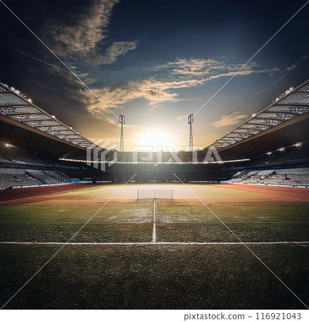 stadium, arena, sports facility, stands, field, track, turf, watch a game, outdoor stadium, indoor stadium, main stadium, Olympic stadium, football stadium, baseball stadium, athletics stadium, rugby  116921043