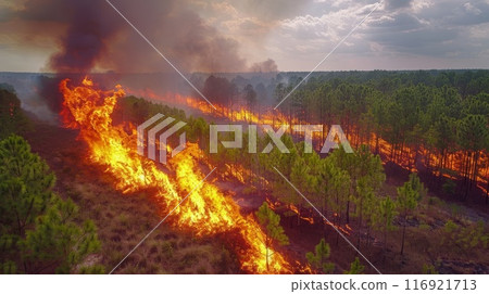 Forest fire Forest fire 116921713