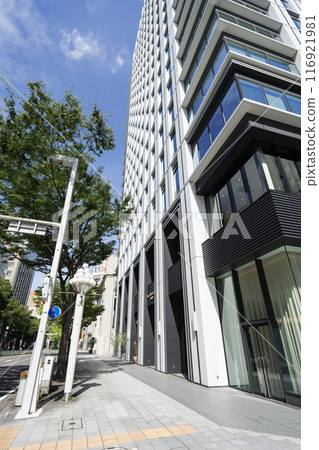 Nagoya City Fushimi City Landscape Hirokoji Cross Tower Front Path 116921981