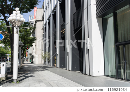 Nagoya City Fushimi City Landscape Hirokoji Cross Tower Front Path Nagoya City Fushimi City Landscape Hirokoji Cross Tower Front Path 116921984