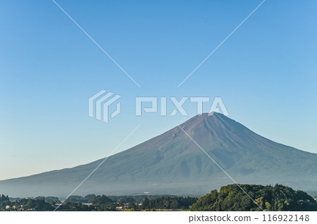 山梨縣河口湖和富士山 116922148