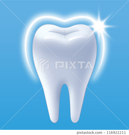 健康的牙齒 116922211