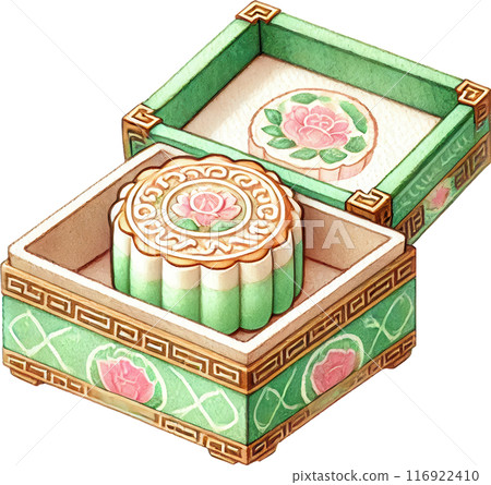Mooncake in Decorative Box for Mid Autumn festival 116922410