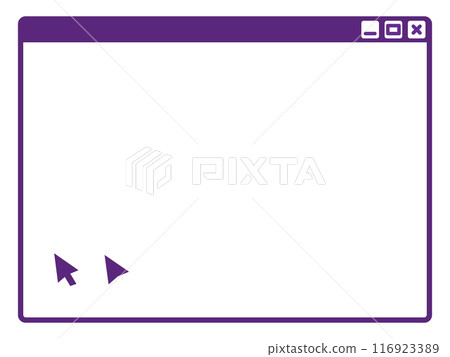 Simple homepage illustration 116923389