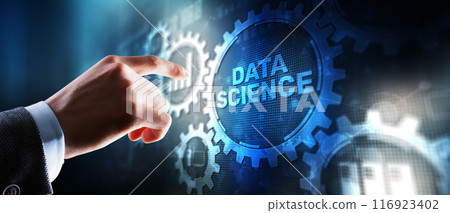Data science analytics concept. Artificial intelligence Analysis. Internet technology concept Data science analytics concept. Artificial intelligence Analysis. Internet technology concept 116923402
