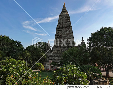 Bodh Gaya Temple, the Indian Buddhist site where Buddha attained enlightenment, is a place that Buddhists around the world would like to visit at least once. 116923873