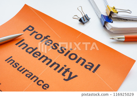 Professional indemnity insurance policy and papers. 116925029