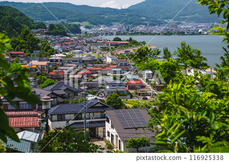 The view of Okaya from Kosaka Park 116925338