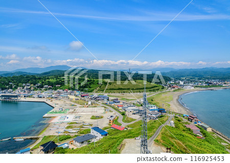 Samani Fishing Port and Cape Enrumu in Hidaka, Hokkaido Samani Fishing Port and Cape Enrumu in Hidaka, Hokkaido 116925453