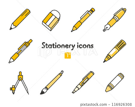 Icon Collection Stationery 01 116926308