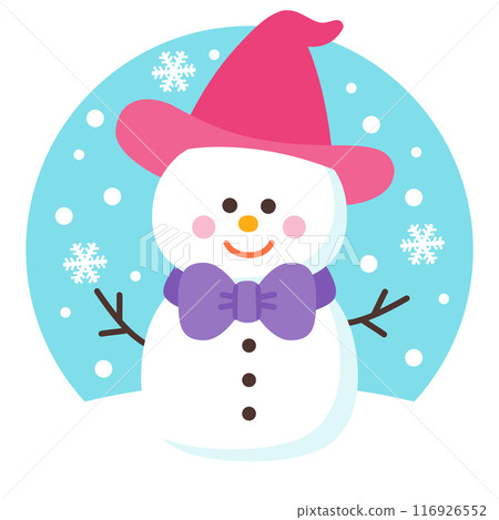 cute snowman 116926552