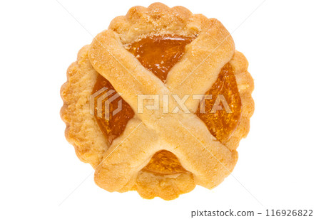 biscuit with jam isolated biscuit with jam isolated 116926822