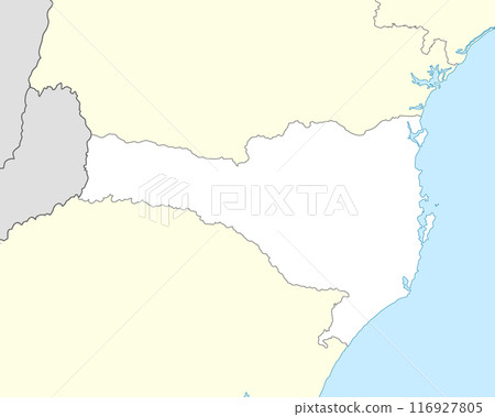 Location map of Santa Catarina is a state of Brazil Location map of Santa Catarina is a state of Brazil 116927805