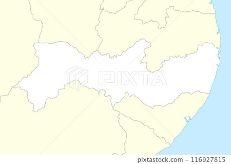 Location map of Pernambuco is a state of Brazil 116927815