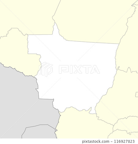 Location map of Mato Grosso is a state of Brazil Location map of Mato Grosso is a state of Brazil 116927823
