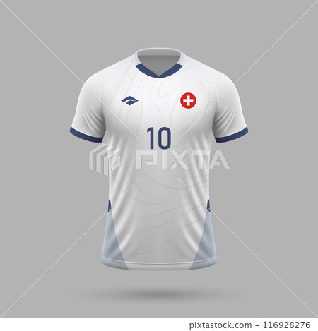 3d realistic soccer away jersey Switzerland national team 2024 3d realistic soccer away jersey Switzerland national team 2024 116928276